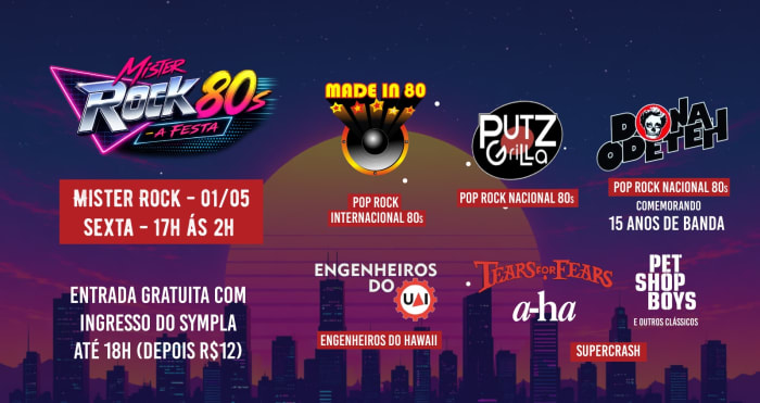 Mister Rock 80s @ Belo Horizonte - MG