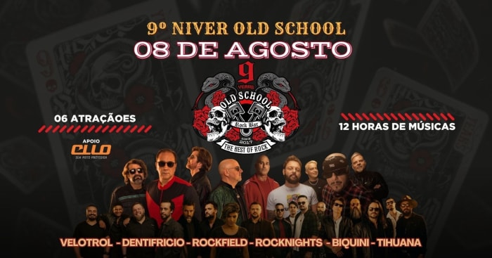 9º YEARS OLD SCHOOL ROCK BAR @ Contagem - MG