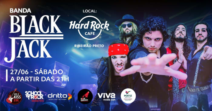 Black Jack: A Energia do Hard Rock no Hard Rock Cafe Ribeirão @ Ribeirão Preto - SP