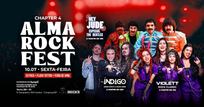 4º Alma Rock Fest no Alma Campinas @ Campinas - SP