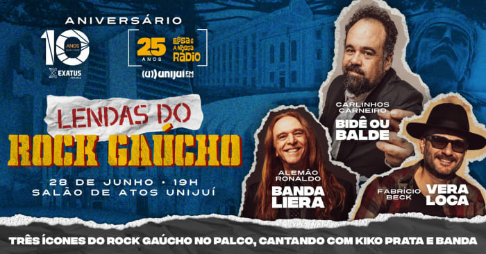 SHOW LENDAS DO ROCK @ Ijuí - RS