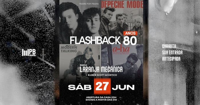FLASHBACK ANOS 80 - LARANJA MECÂNICA + Kleber Scott Acústico @ Maringá - PR