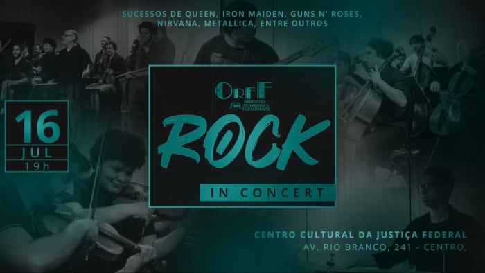 ROCK IN CONCERT - ORQUESTRA FILARMONICA FLUMINENSE @ Rio De Janeiro - RJ