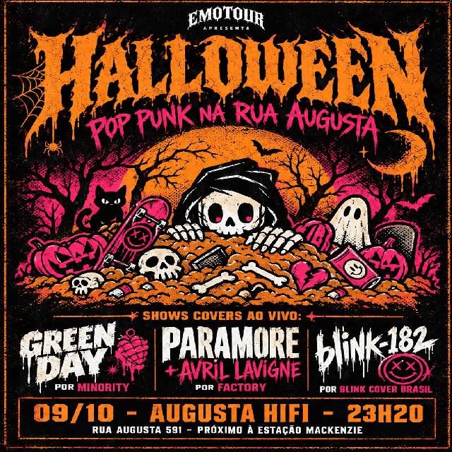 Halloween — Pop Punk na Rua Augusta @ São Paulo - SP