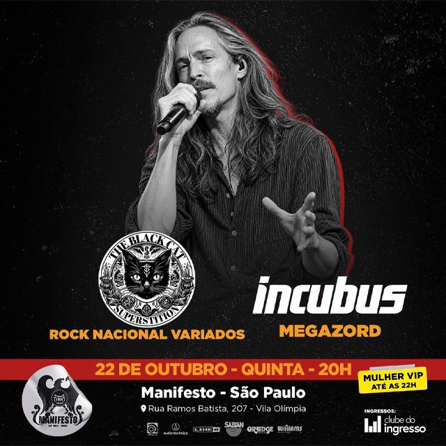 Incubus + Black Cat Superstition @ São Paulo - SP