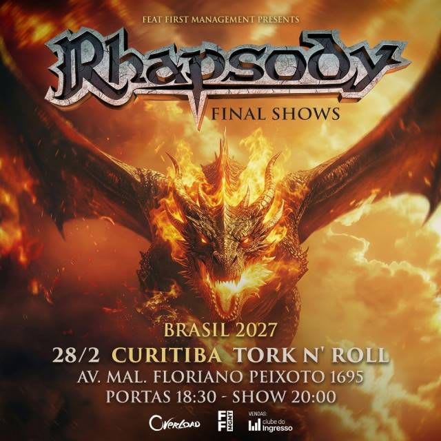 Rhapsody Final Shows @ Curitiba - PR