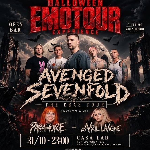 Halloween Emotour Open Bar @ São Paulo - SP