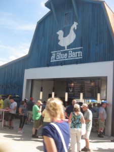 New food vendor in newly remodeled area. They had what was probably the best food and drink we tasted at the fair" chicken in the waffle and blackberry lemonade.