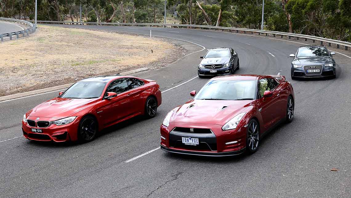 2014 Bmw M4 Vs C63 Amg Vs Nissan Gt R Vs Audi Rs5 Review