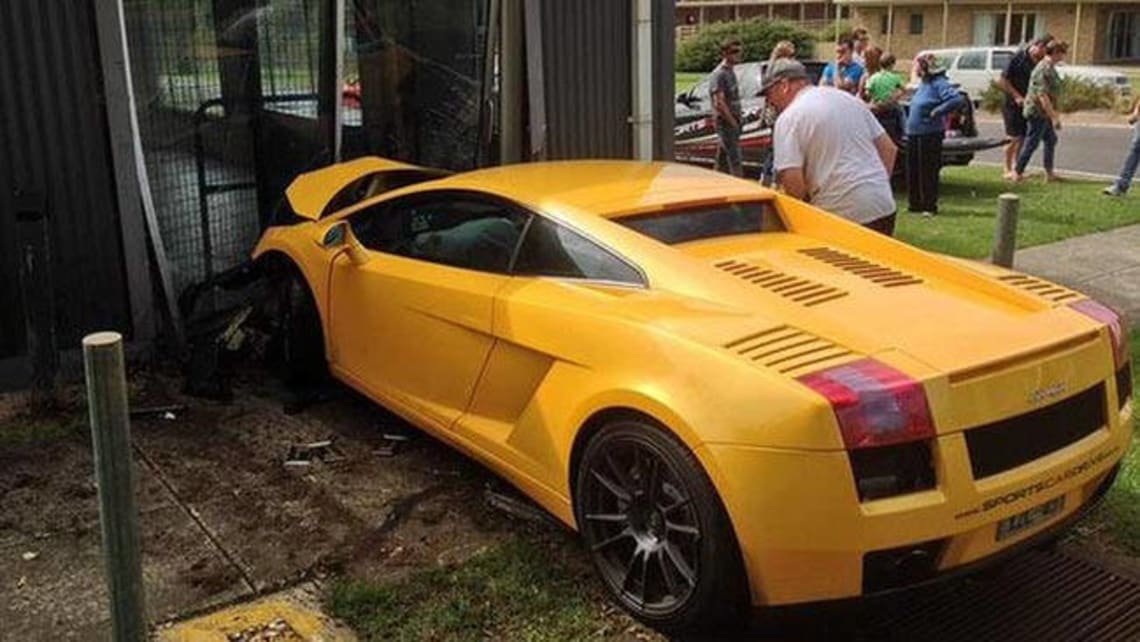 Driver Crashes Rented Supercar Car News Carsguide