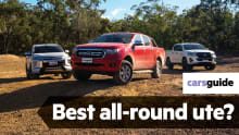 Toyota HiLux Rogue vs Ford Ranger XLT Bi-turbo vs Mitsubishi Triton GLS Premium 2019 review Toyota HiLux Rogue vs Ford Ranger XLT Bi-turbo vs Mitsubishi Triton GLS Premium 2019 review
