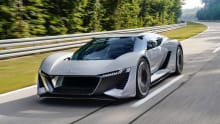 Audi PB18 e-tron concept revealed at Pebble Beach Audi PB18 e-tron concept revealed at Pebble Beach