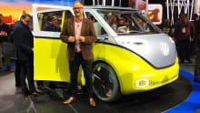 Volkswagen reveals ID Buzz Kombi concept in Detroit | video Volkswagen reveals ID Buzz Kombi concept in Detroit | video