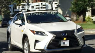 Apple autonomous vehicle rear-ended by electric car