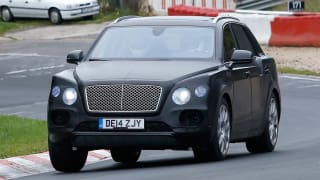 Bentley SUV spied testing