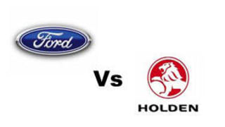 Ford and Holden fans show their true colours