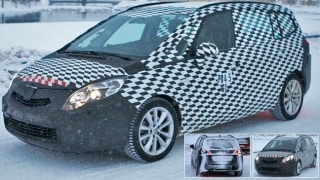 Holden Zafira spy shots