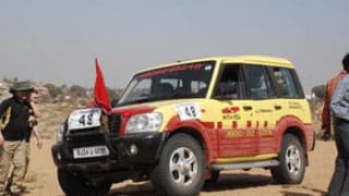 Mahindra trek on track