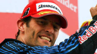 Webber forecast his win