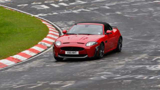 Jaguar XKR-S Cabrio spy shot