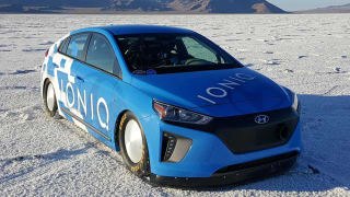Hyundai Ioniq claims land speed record for hybrid