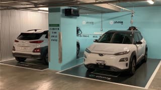Hyundai Kona Electric 2020 offered in Ohmie Go's car-sharing service
