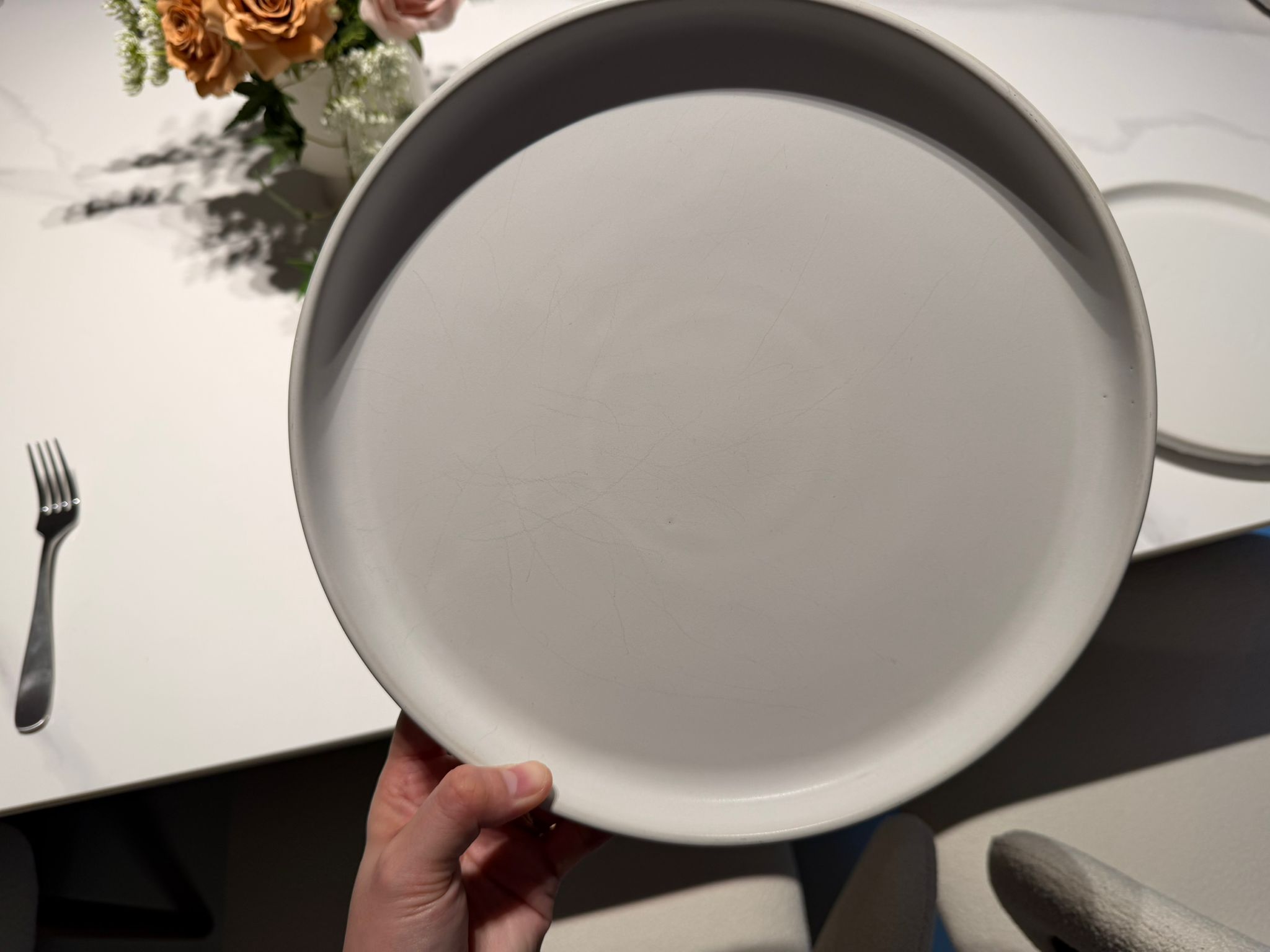 Grace Snow White Dinner Plates