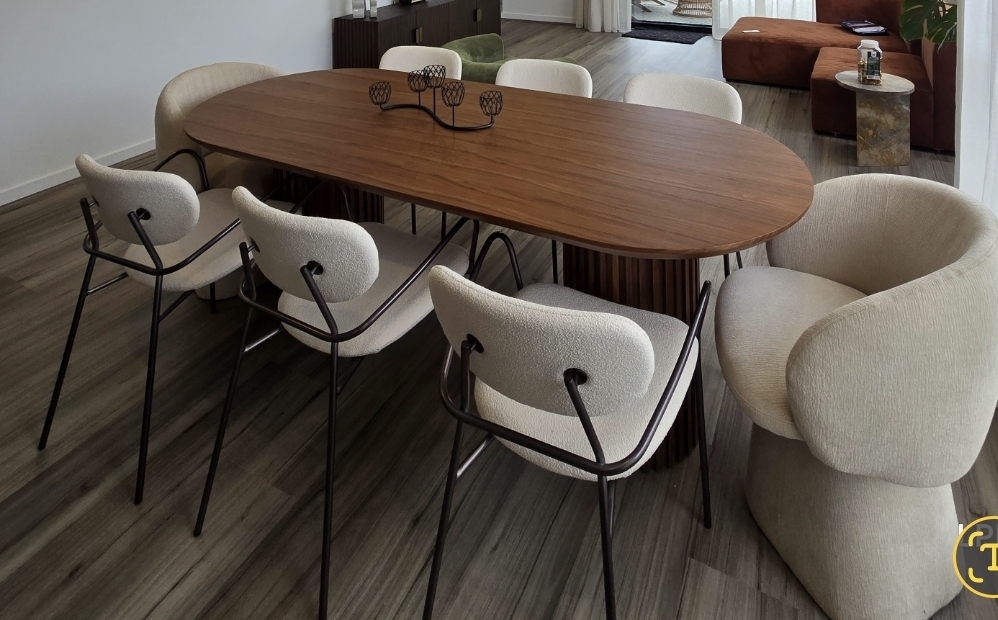 Boucle chair at its finest!
