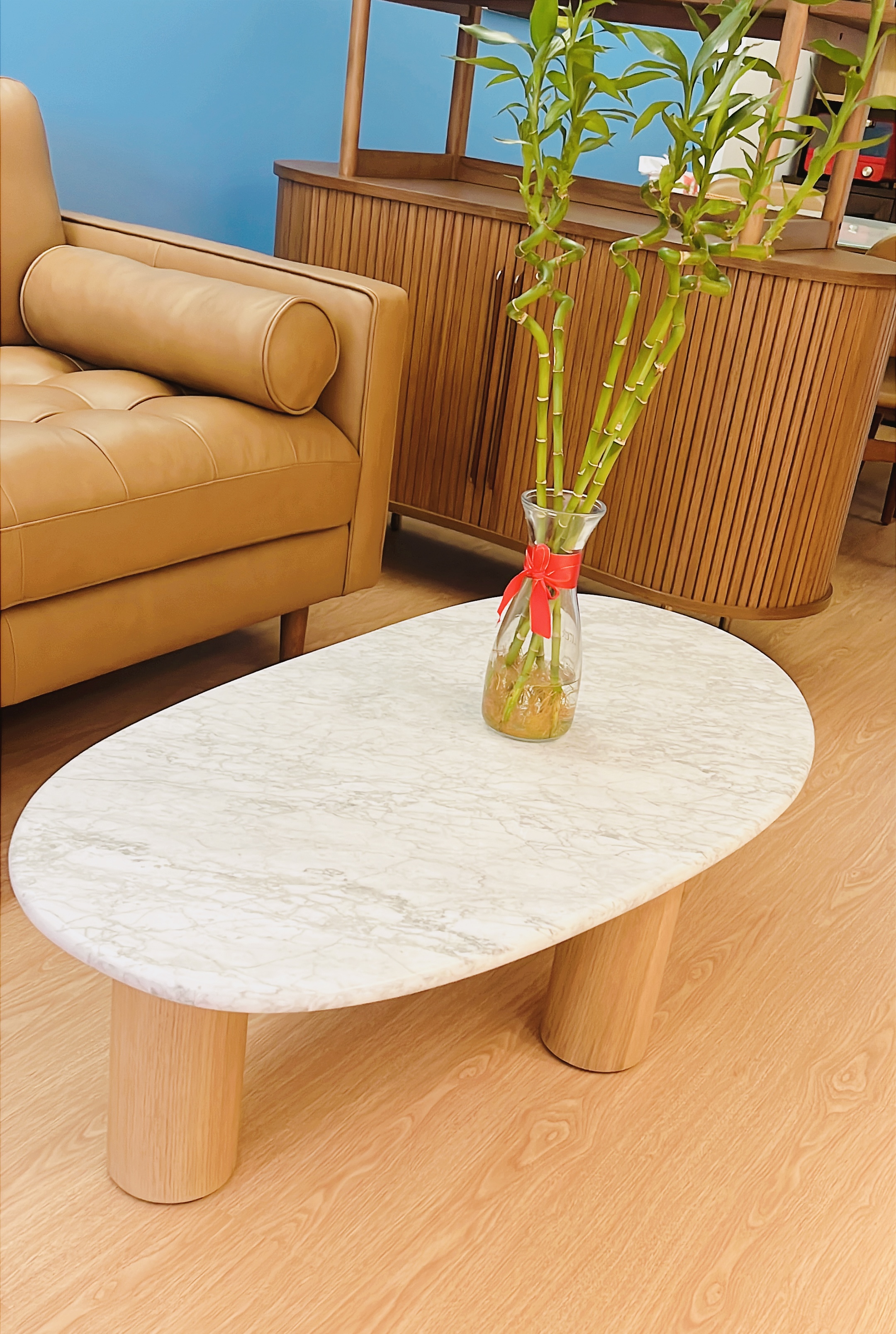 Lavine marble coffee table
