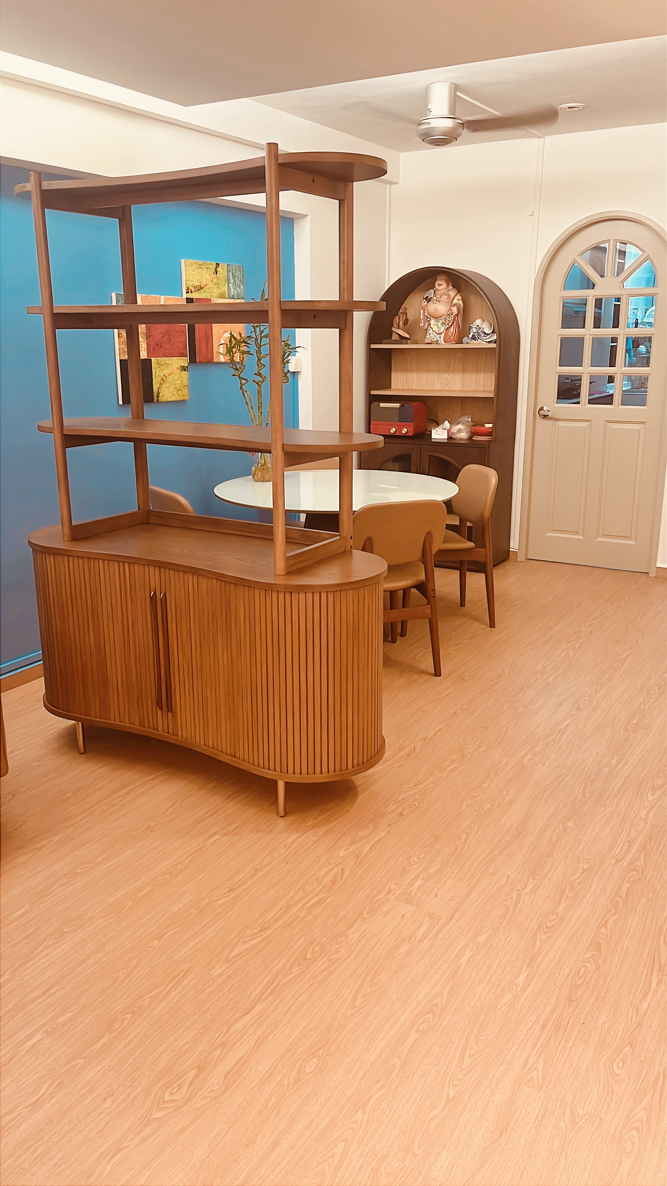 Sofa, sideboard & dining set