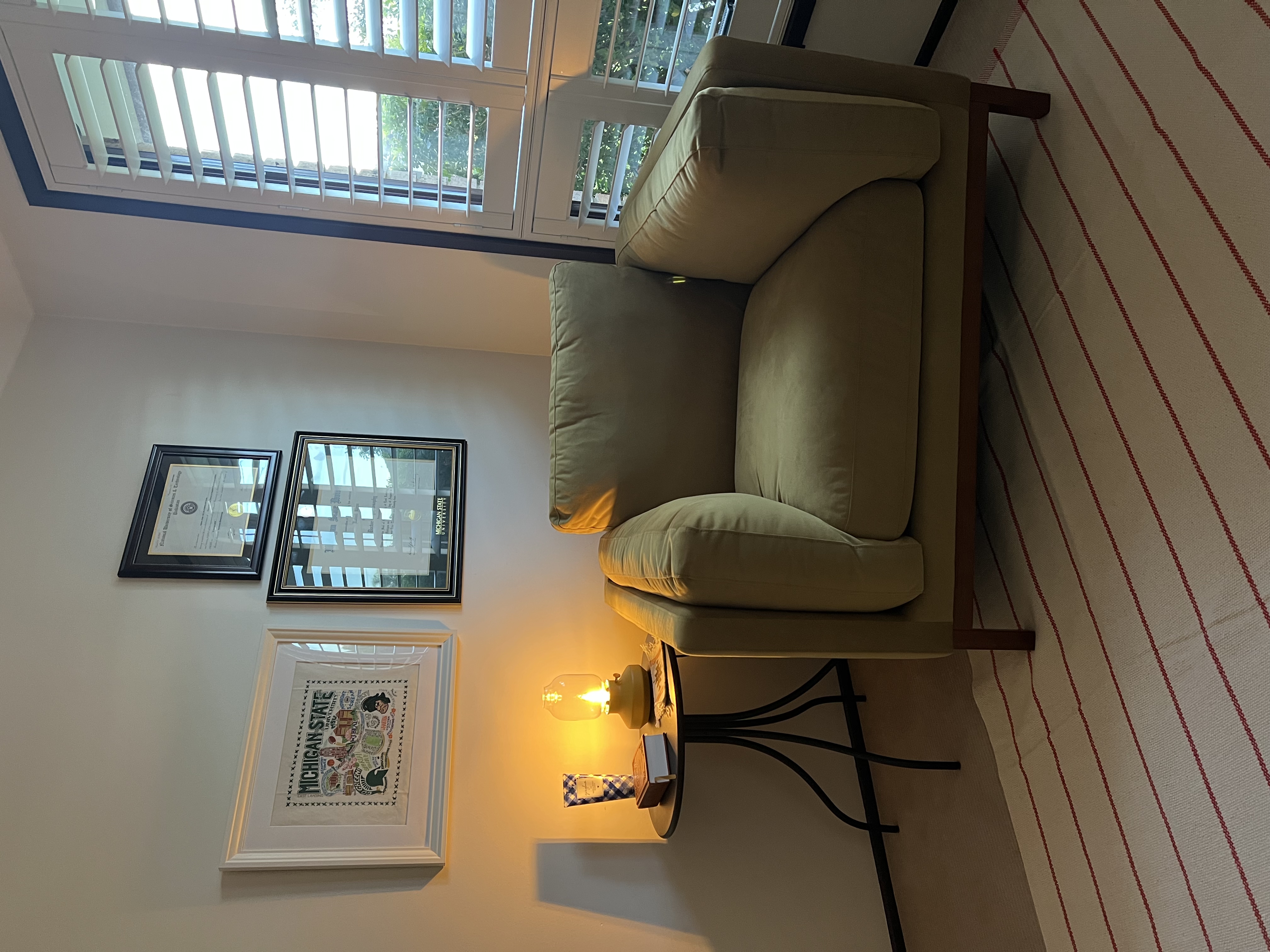 Owen Armchair, Olive Gold Velvet (Walnut Leg)
