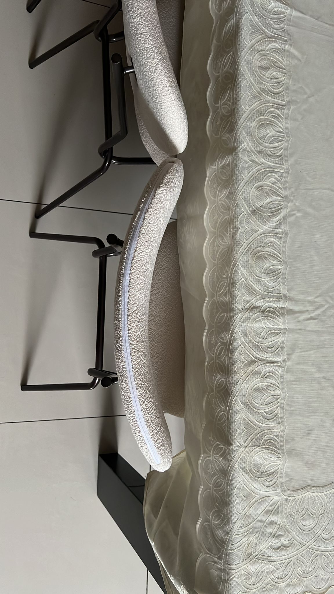 Chair with missing cover
