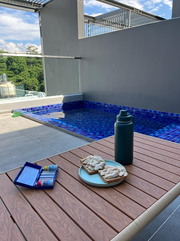 A beautiful outdoor table