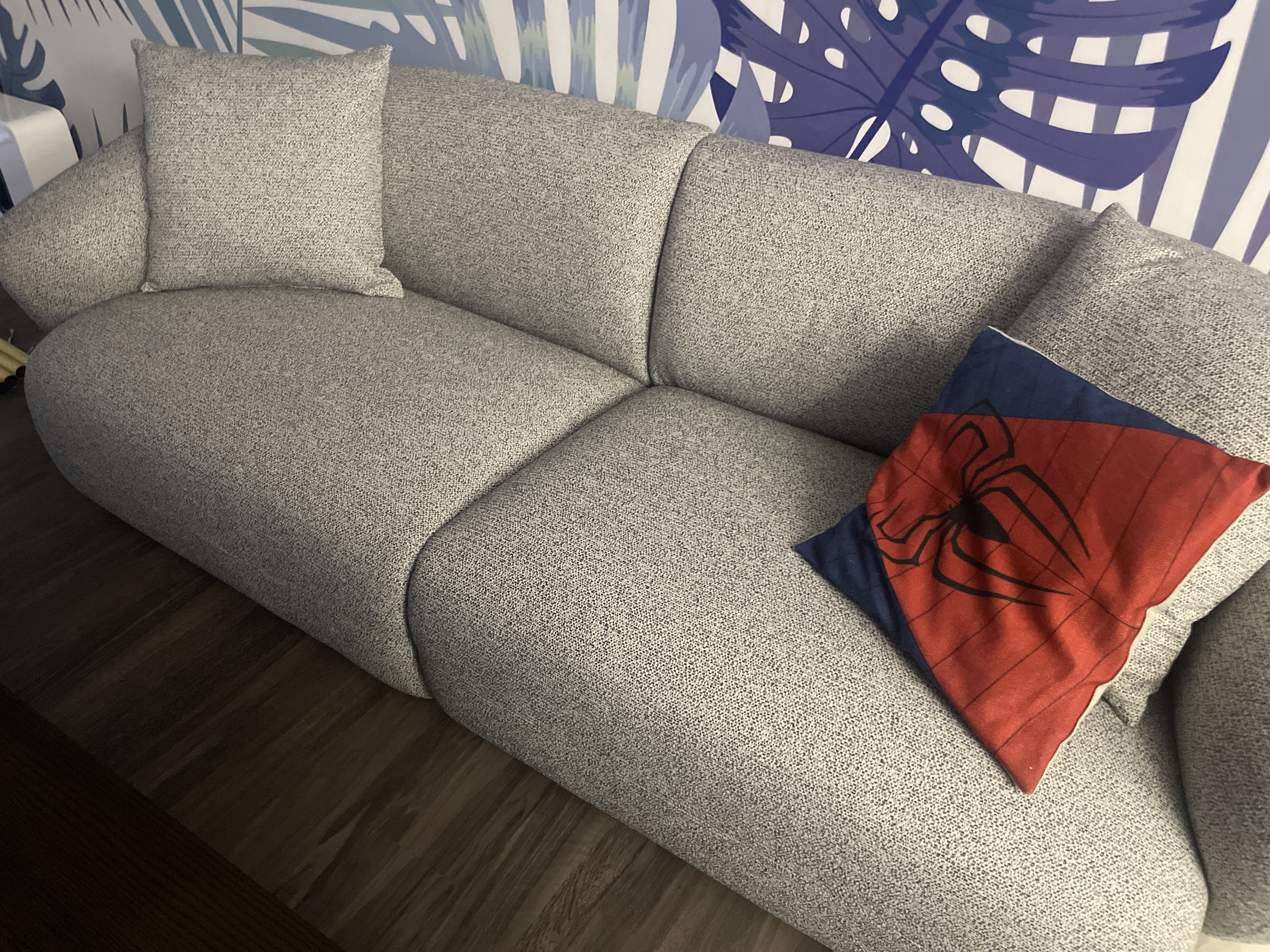Pretty, functional sofa