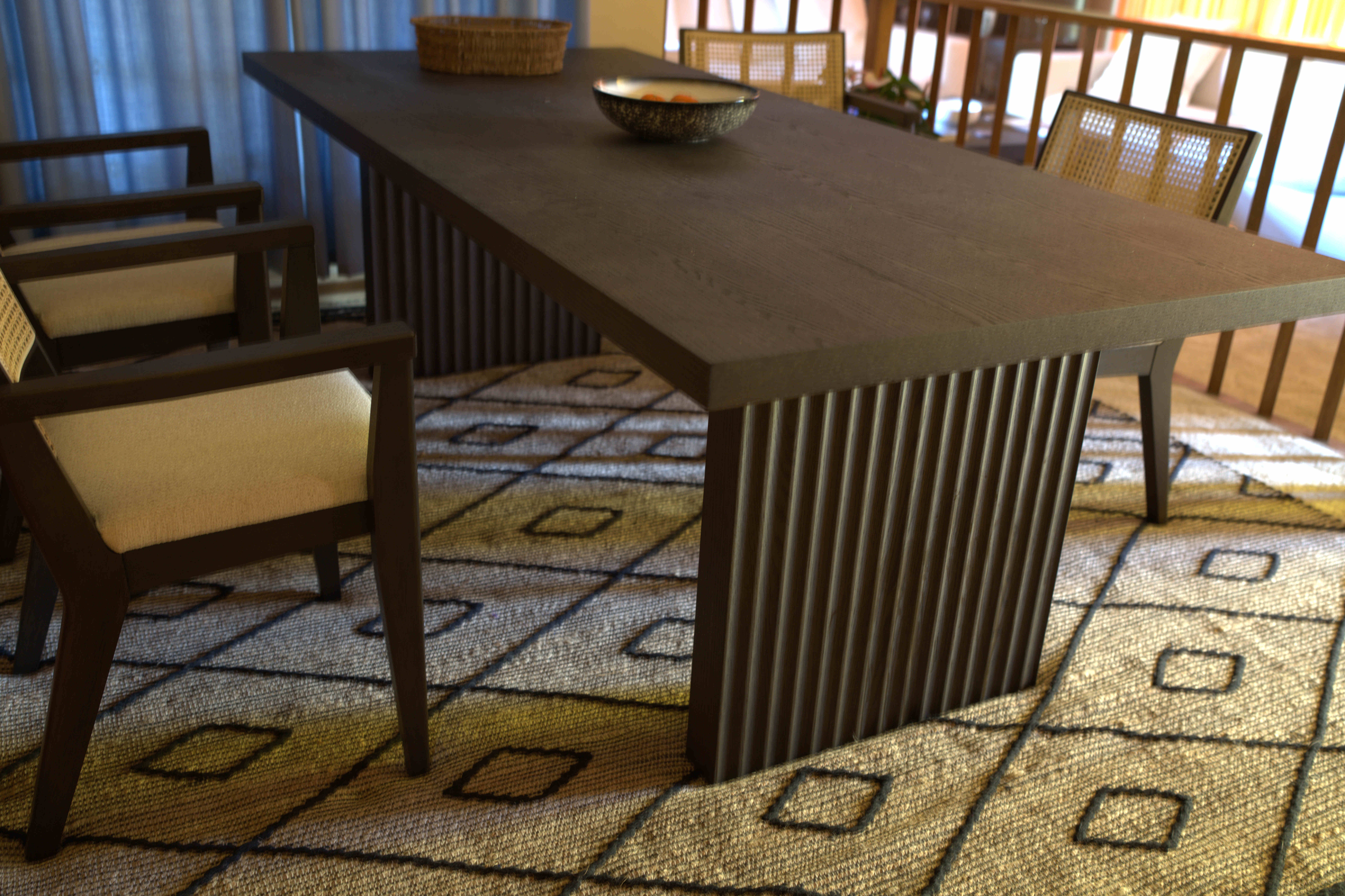 Well-made, stylish, and solid dining table