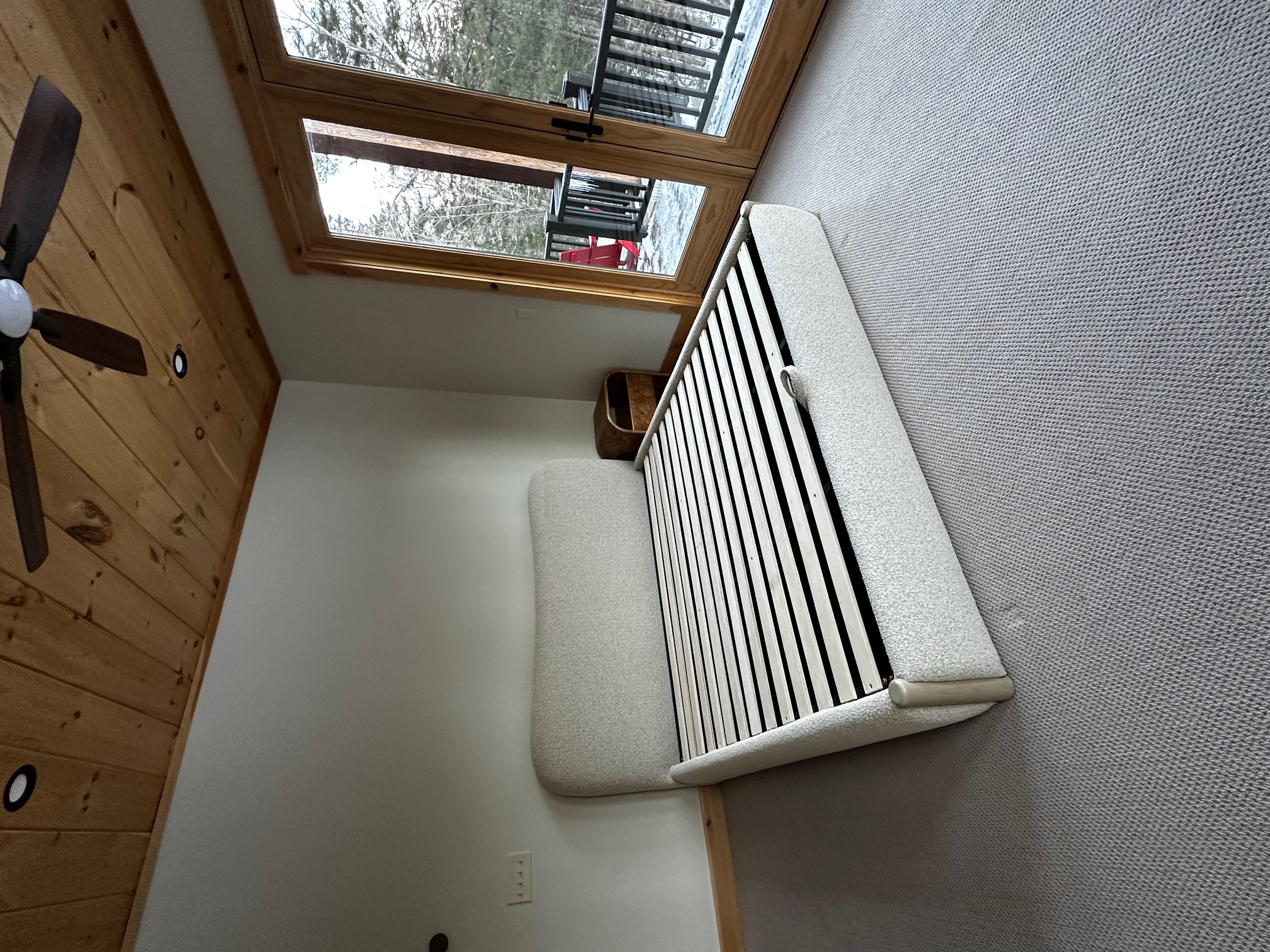 Nice upholstered storage bed