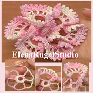Crochet 3D Flowe Crochet 3D Flowe