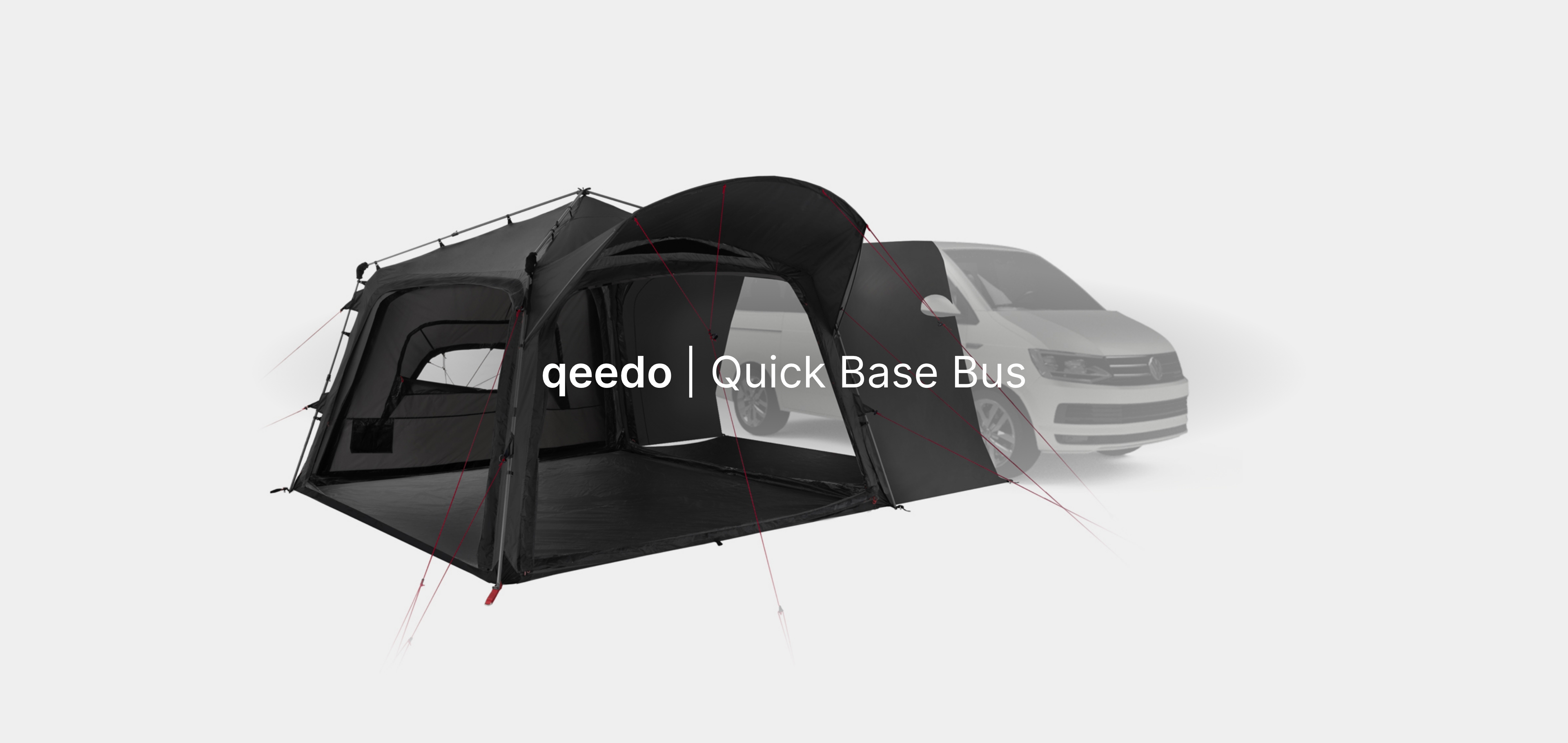 qeedo Quick Base Freedom Dachzelt Vorzelt mit Schleuse