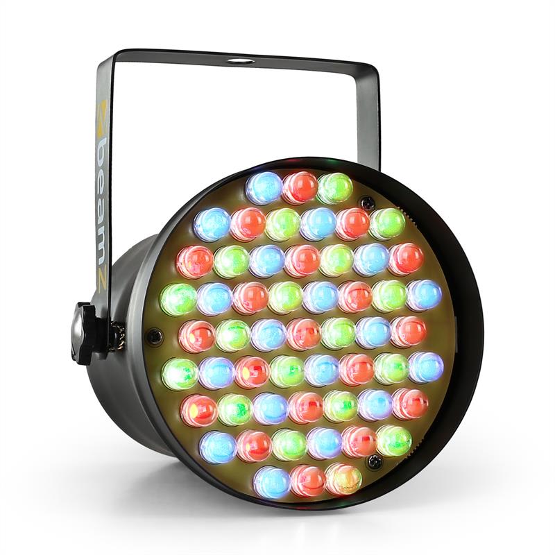 Beamz PAR36 SPOT, 8W, reflektor, 55 x 10mm, LED DMX RGB