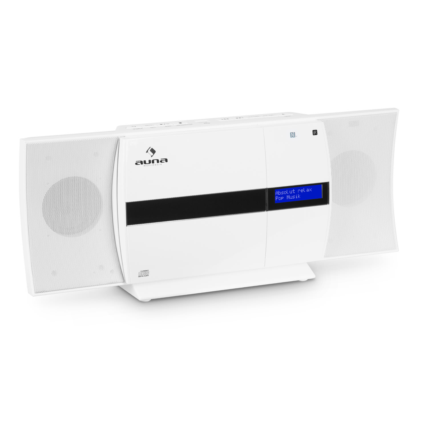 Auna V-20 DAB, vertikální stereo systém, bluetooth, NFC, CD, MP3, USB, DAB+ a UKW tuner