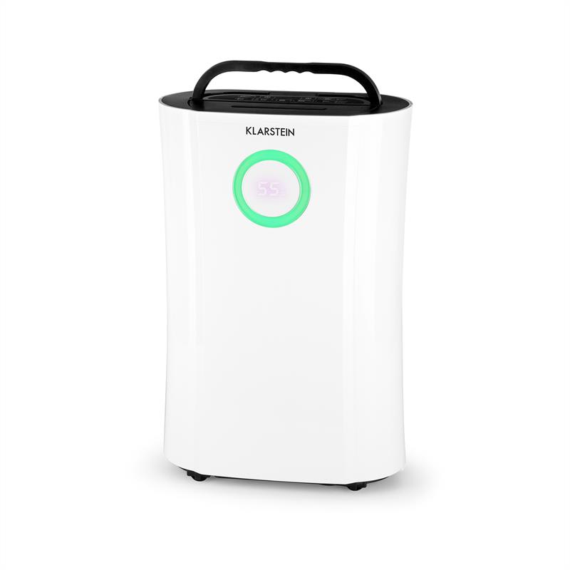 Klarstein DryFy Pro, odvlhčovač vzduchu, komprese, 20 l/24 h, 20 m², časovač, 370 W, LED, bílý