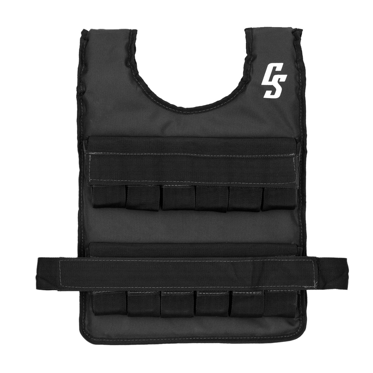 Capital Sports Monstervest, zátěžová vesta, 25 kg, univerzální velikost, nylon, černá