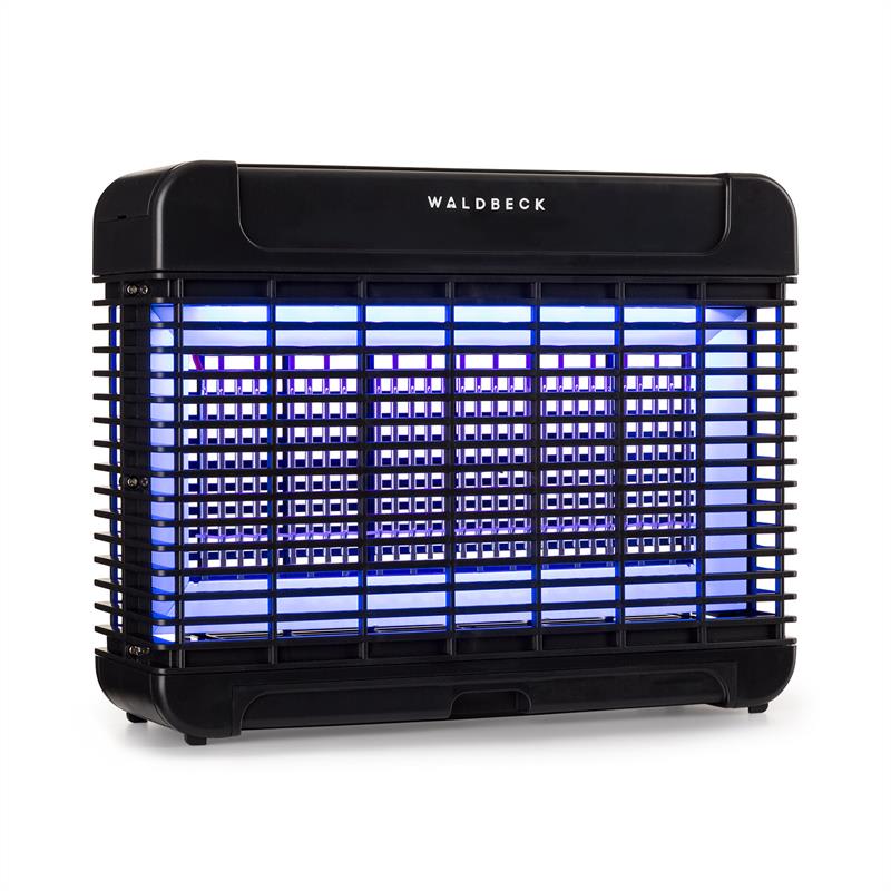 Waldbeck Mosquito Ex 5500, lapač hmyzu, 13 W, 150 m², LED diody, jímací miska, řetěz, černý