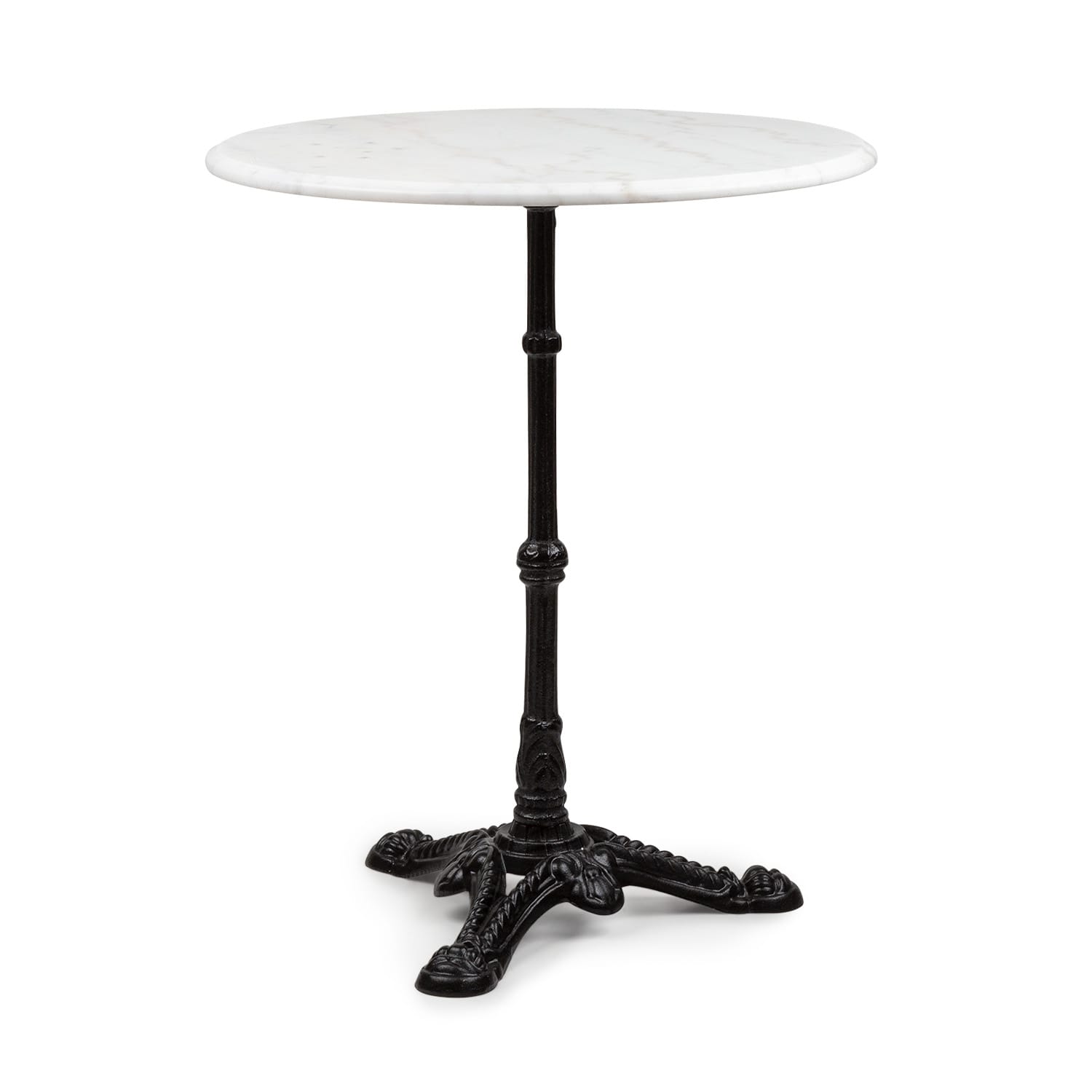 Blumfeldt Patras, bistro stôl, mramorová doska, Ø60cm, liatinový stojan