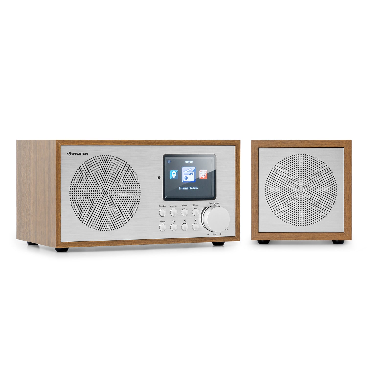 Auna Silver Star Mini Two, internetové DAB+/FM rádio, WiFi, BT, TWS reproduktor