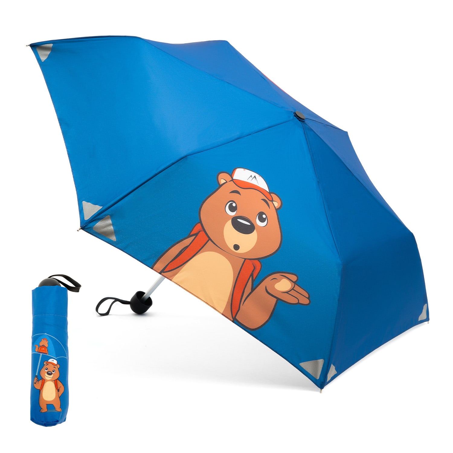 Monte Stivo Votna, dětský deštník, 90 cm Ø, reflexní, skládací