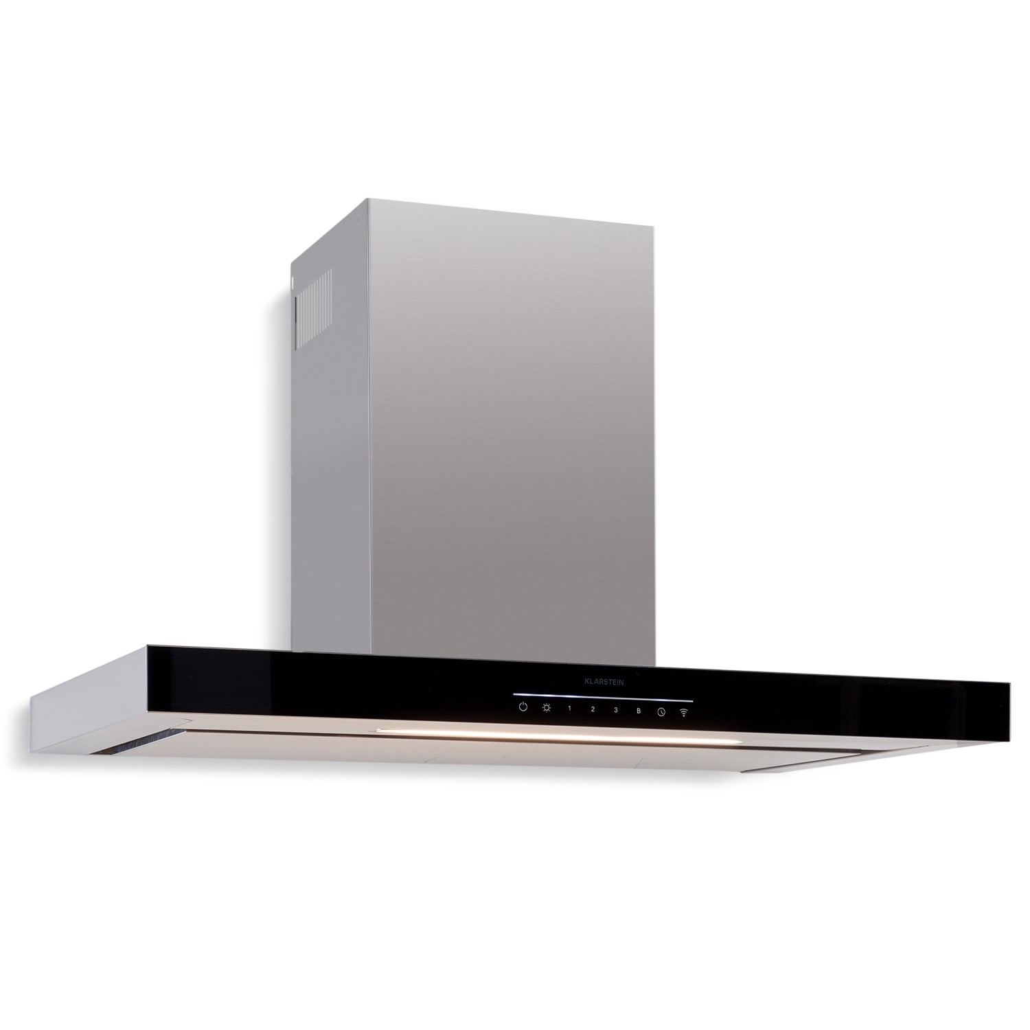 Klarstein Alinea 90, digestor, 90 cm, nástenný, 500 m³/h, WiFi, A++, dotykové ovládánie, biely