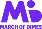 Logo for "MARCH OF DIMES INC"