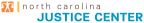 Logo for "NORTH CAROLINA JUSTICE CENTER"