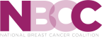Logo for "NATIONAL BREAST CANCER COALITION FUND"